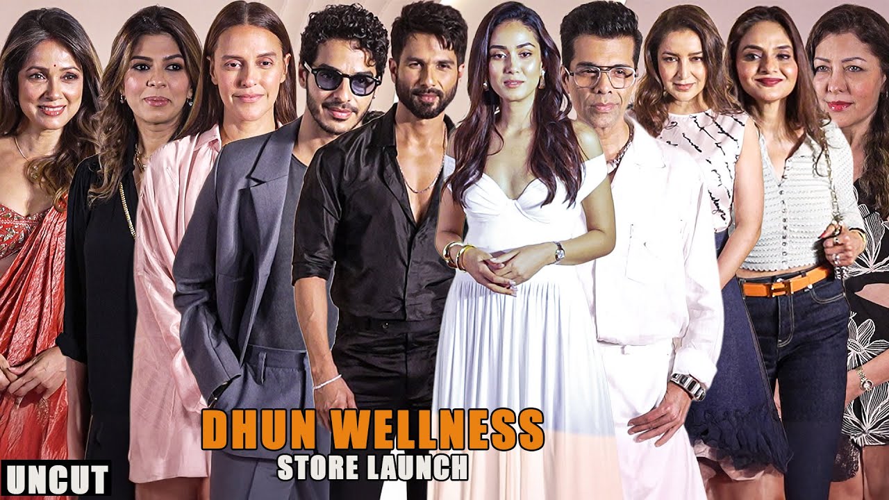 UNCUT - Dhun Wellness Store Launch  | Mira Kapoor, Shahid Kapoor, Ishaan Khatter