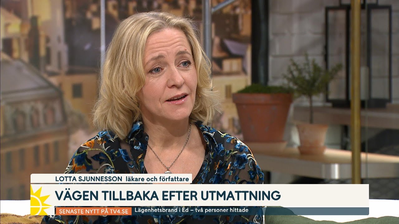 Lottas utmattning: ”Kunde inte läsa barnböcker för mina barn” | Nyhetsmorgon | TV4 & TV4 Play