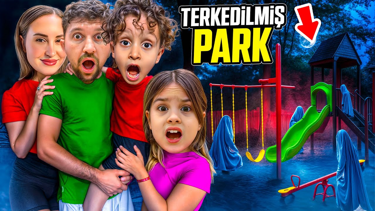 GECE GİZLİCE TERKEDİLMİŞ PARKTA KALMAK ?! KUZEY ELİF ÇOK KORKTU !! HİLAL AĞLADI !!