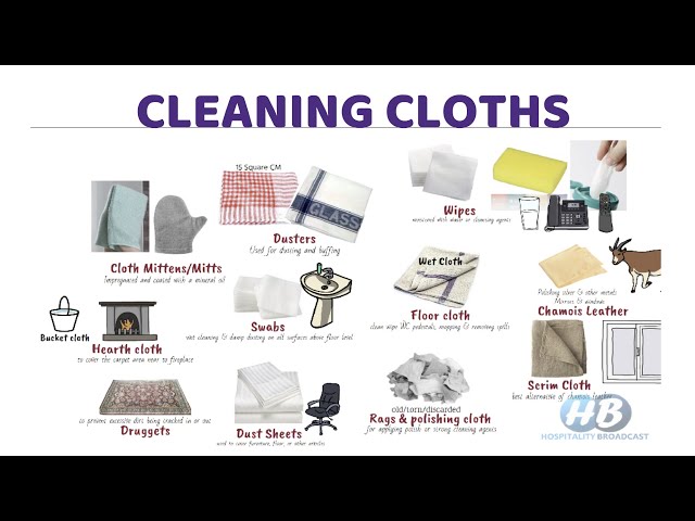 Housekeeping Cleaning Cloths, Popular hotel cleaning cloths