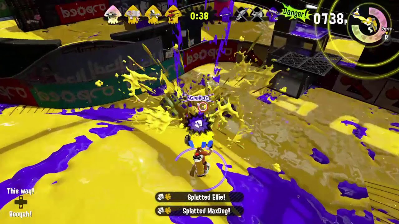 Splatoon 2 - Splash-o-matic killcam montage Nintendo Switch - YouTube