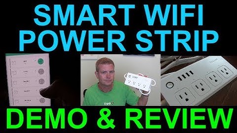 Smart WiFi Power Strip Plug Alexa Google Home Phone Control by Teckin Demo Review