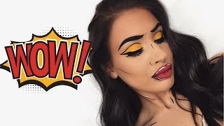 Pop Art Cartoon Girl | Fun Halloween Makeup Tutorial