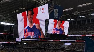 現地映像】サムライブルー選手紹介シーン 日本代表vsスウェーデン代表