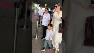 Kareena Kapoor with Family At Airport Departure #kareenakapoorkhan