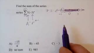Chapter 9 Test Review part 1 (Series and Sequence)
