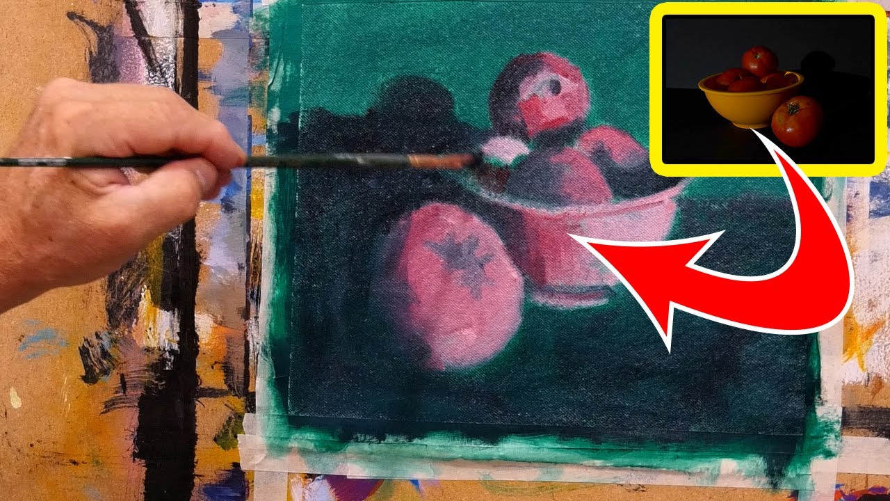 Devenez rapidement meilleur en peinture - Exercice facile pour débutant