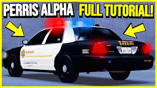 PERRIS ALPHA [Full Guide] How to start cars, switch teams ETC (Roblox)