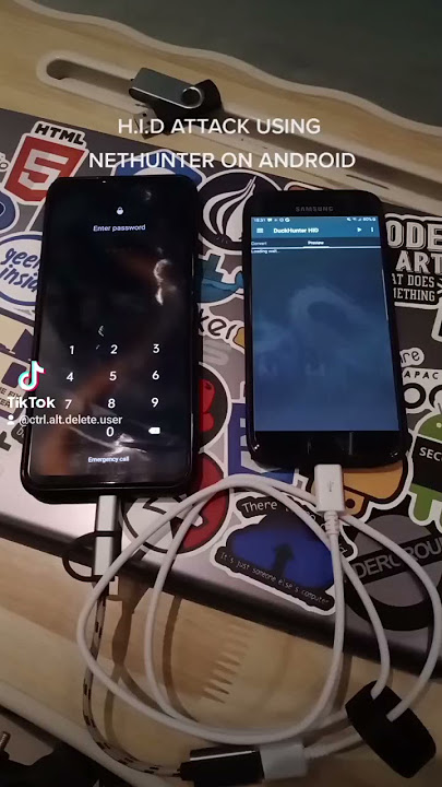 Kali Nethunter HID Attack (Brute forcing Android lock screen 4digit pin)