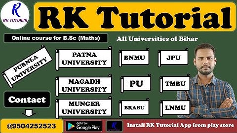 # 1 matrix || B.Sc || By R K SINGH || LNMU ||