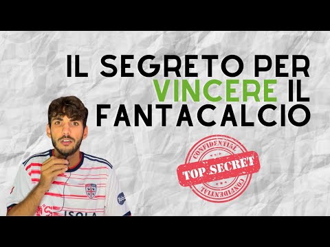 Il segreto per vincere il FantaCalcio