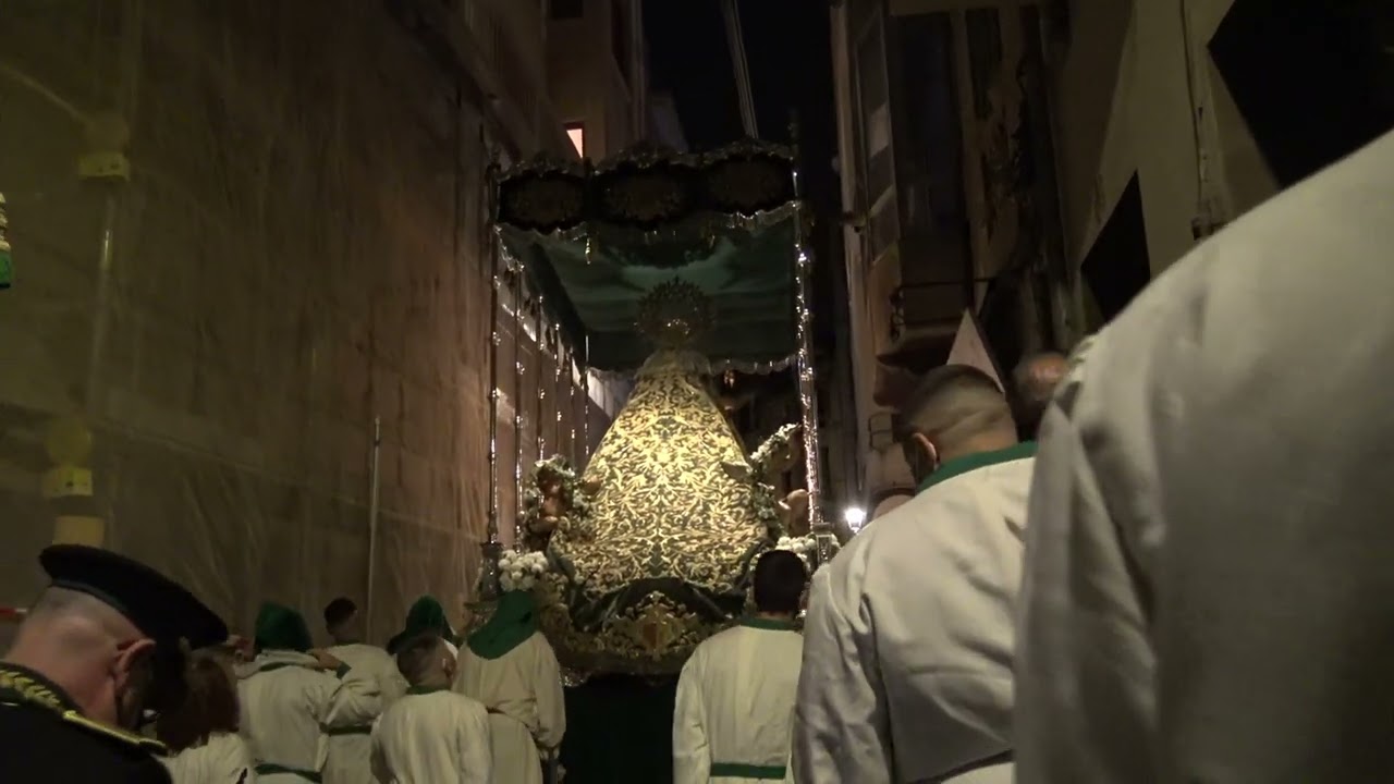 Procesión Lunes Santo 2022. Plaza del Mercadal, Travessa d'en Ballester y Socorro