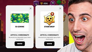 Brawl Stars mi REGALA 8 Starr Drop e 50 GEMME! Brawl Stars ITA!