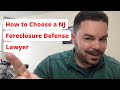 When choosing a Foreclosure Defense Lawyer, consider: Value - focused on your outcome, experienced in foreclosure (not just BK) Results - familiar with loan modifications, real estate sales, and re-financing Approach - loan modification experience or curating a short pay/sale is key Personality Fit - you need to speak the same language / you can talk to them Cost & Budget - Cost vs. Value - don’t be pennywise and pound foolish https://njforeclosuredefenseattorneys.com/