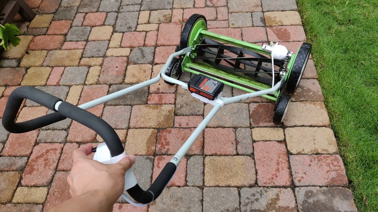 Mower Mods, Issues and Maintenance! Ryobi 18v Reel Mower 