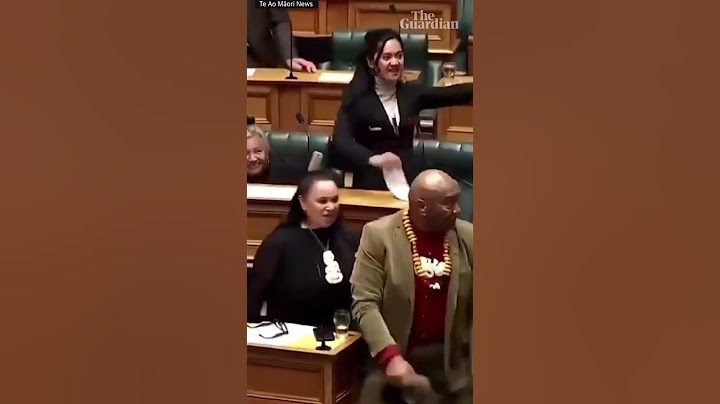 Moment MP leads protest haka in NZ parliament