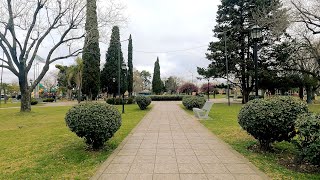 walking 4k through general pacheco, Tigre, Argentina on a winter day