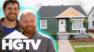 Evan & Keith Turn $27K FireDamaged House Into A Boho Chic Home | Bargain Block