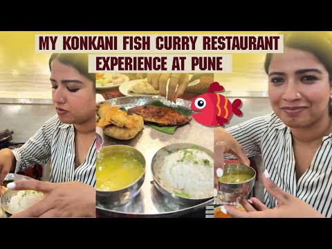 My Konkani fish curry restaurant experience at Pune 🐟