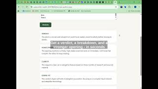 Query Letter Copilot — AI Pitch Letter Analyzer | Nebius x NVIDIA Hackathon 2026