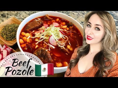 Pozole Rojo de Res | Mexican Beef Pozole Recipe