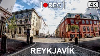 Driving Downtown Reykjavík, Iceland [4K] Drive Around Tour