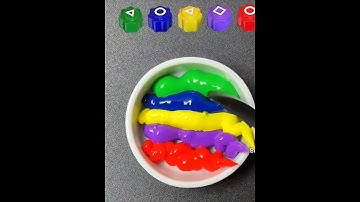 Squid Game Guess the mixed color of Gonggi #squidgame2 #satisfying #sharkzhan2 #shortvideo