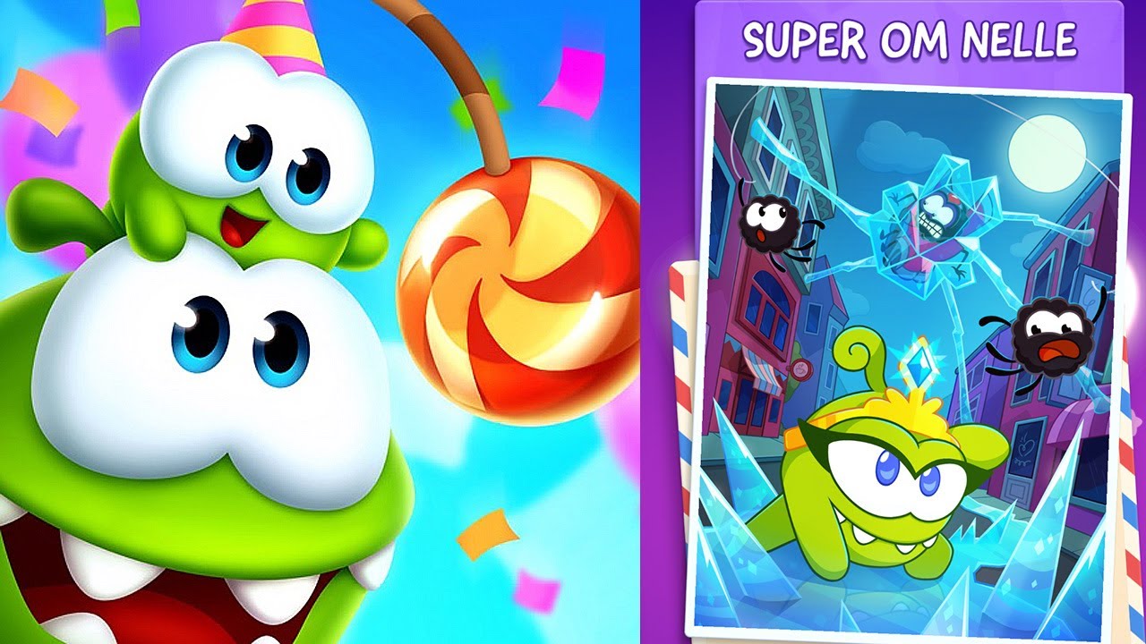 Cut the Rope Remastered - Bonus Chapter - 6 Super Om Nelle Levels (1-9) 3 Stars Walkthrough
