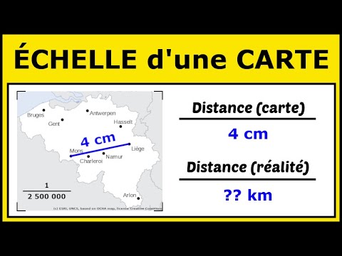 Vidéo: Comment Trouver L'échelle De La Carte