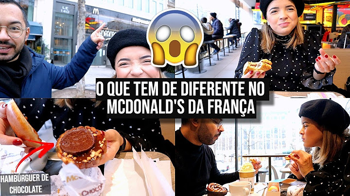 FOMOS NO MAIOR MCDONALD'S DA FRANÇA (o que tem de diferente ?)♥ - Bruna Paula