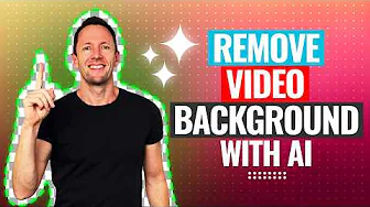 How To Remove Video Background - Top 3 AI Tools!