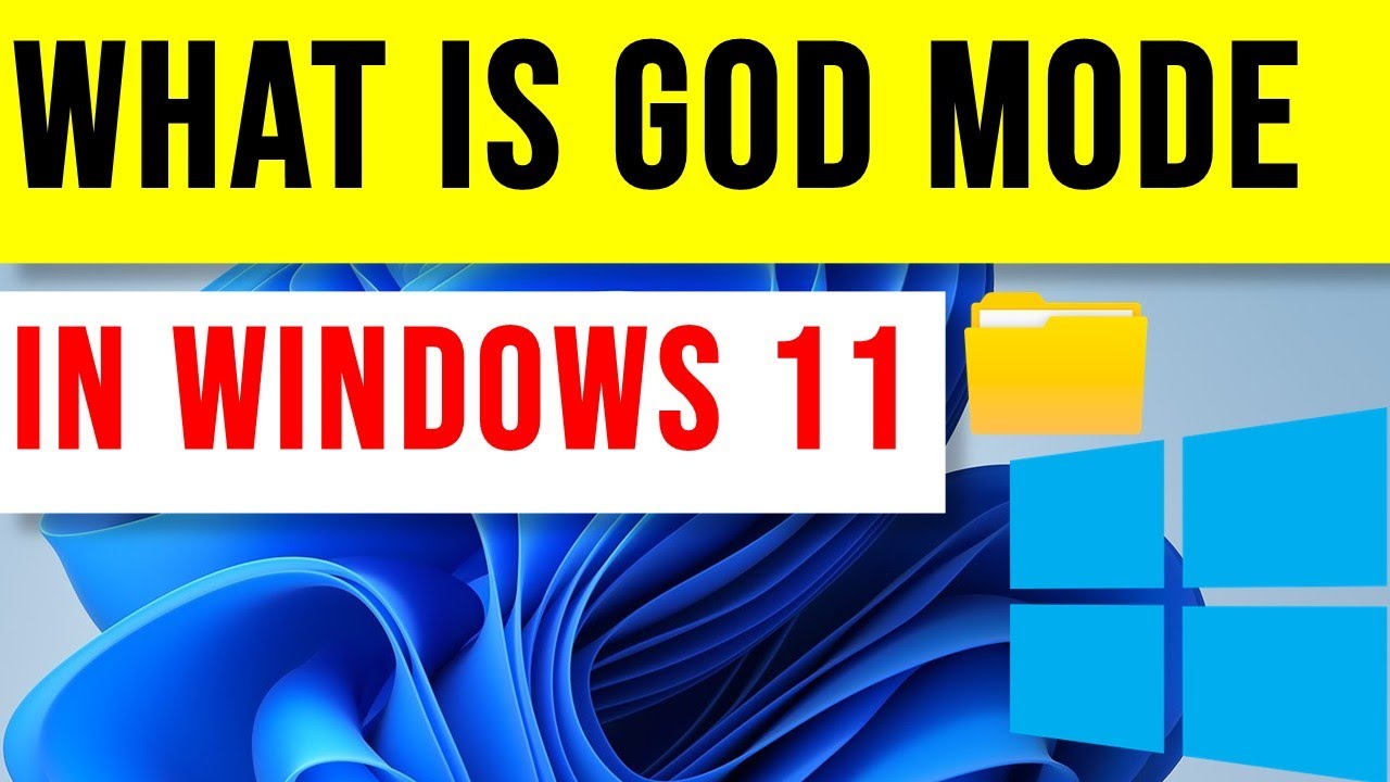 How to Enable & Disable God Mode in Windows 11 (Step by Step) - YouTube