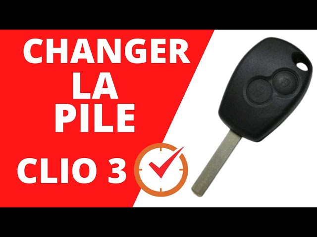 Changer la Pile d'une Clé de Clio 3 en 2023 