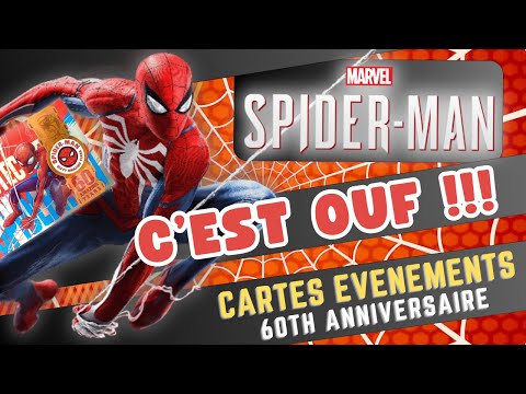 SUPERBE HOMMAGE AVEC CES CARTES 60e ANNIVERSAIRE DE SPIDERMAN - MARVEL-  Here we go ! By Mike 