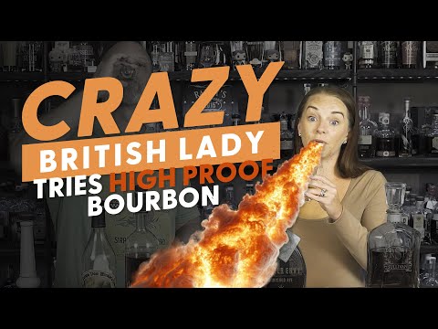 Crazy British Lady Tries High Proof Bourbon For The First Time! - Brt 320