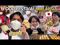 Japanese menikmati food hunting di food festival Malaysia.