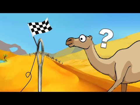 Как верблюд сквозь игольное ушко | Библия | Это метафора?