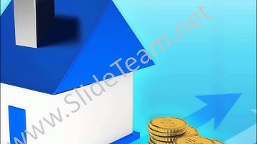 Home With Money Finance PowerPoint Templates ppt Themes 0812 Slides Backgrounds