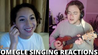 Suriel WOWS Strangers on Omegle with Singing and First Time Ukulele Playing