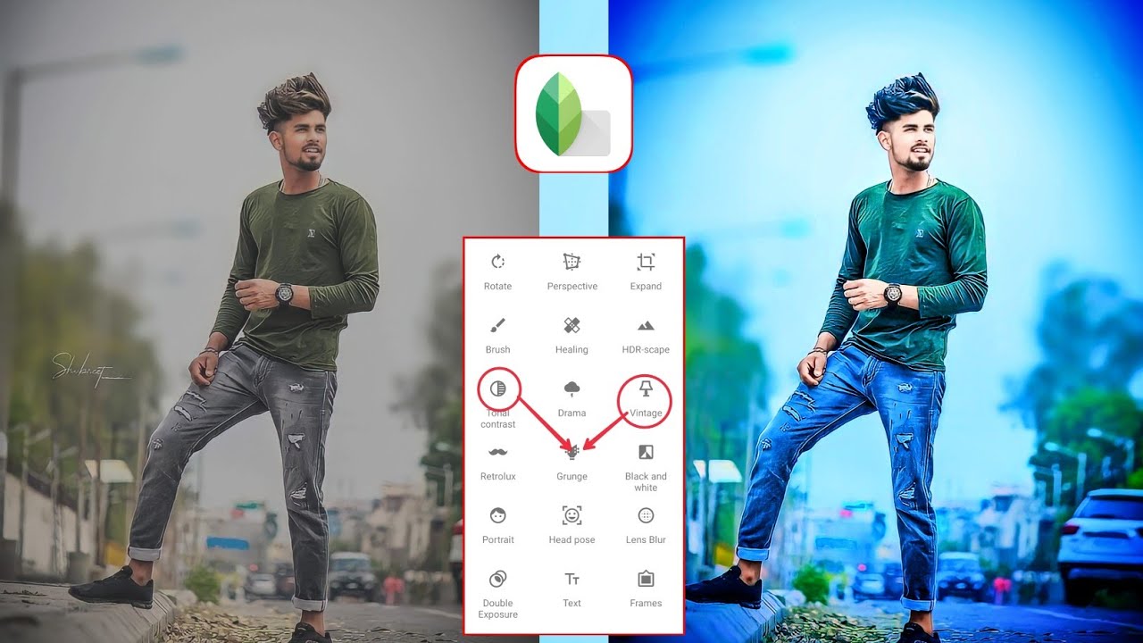 Snapseed Blue Photo Editing Snapseed Photo Editing 2023 Snapseed