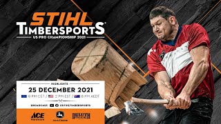 STIHL TIMBERSPORTS® U.S. Pro Championship 2021 Highlights