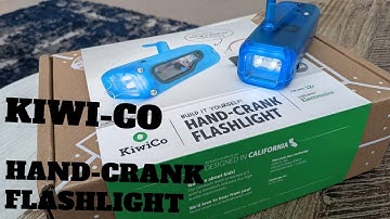 KiwiCo Hand Crank Flashlight