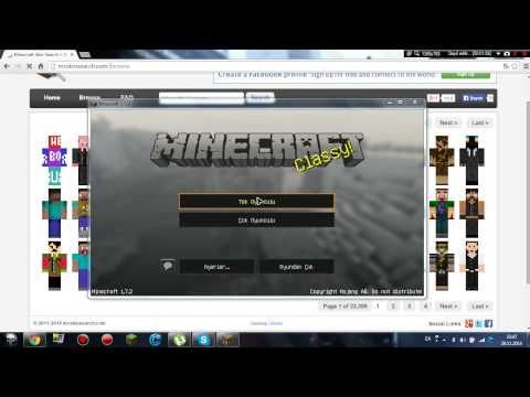 Minecraft Skin Nasil Indirili 100% Cozum