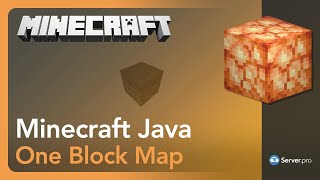 how to get one block adventure map on your server - minecraft java