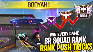 Br-Squad Rank Push Tips And Tricks | How To Push Grandmaster In Free Fire | FF Rank Push Trick