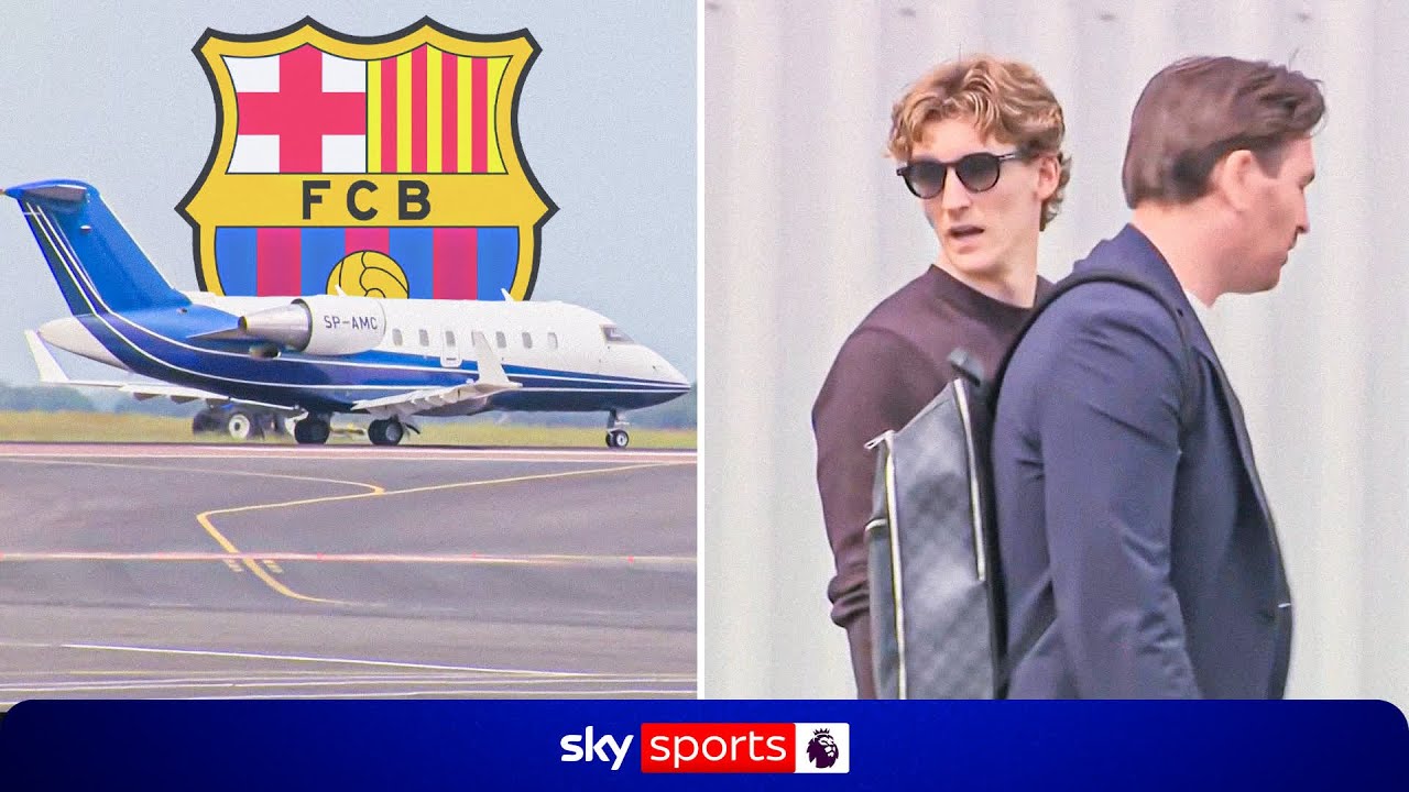 EXCLUSIVE! Anthony Gordon boards flight ahead of £69.3m Barcelona move! ✈️