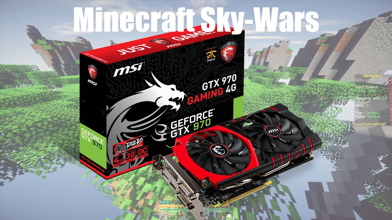 Minecraft shaders on msi gtx 970 - YouTube
