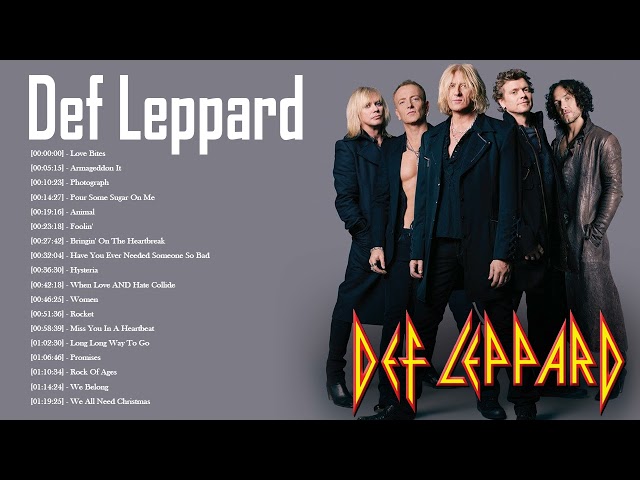 Def Leppard Greatest Hits Full Album 2021 | Best Songs Of  Def Leppard class=