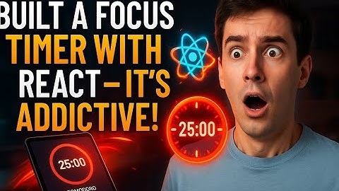 Why Every DEVELOPER Should Use a Pomodoro Timer in Their React Js Projects
