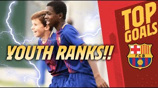 ️ TOP 2️⃣5️⃣ GOALS FROM BARÇA'S YOUTH RANKS ️